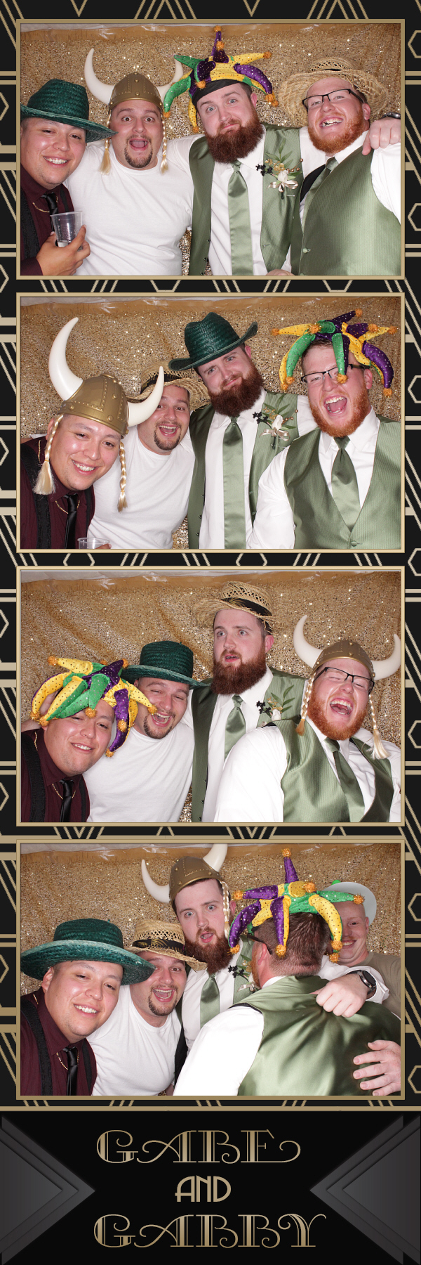 Gabe and Gabby's Wedding | View more photos from the event at gallery.photoboothbillings.com/u/PhotoBoothBillings/Gabe-and-Gabbys-Wedding