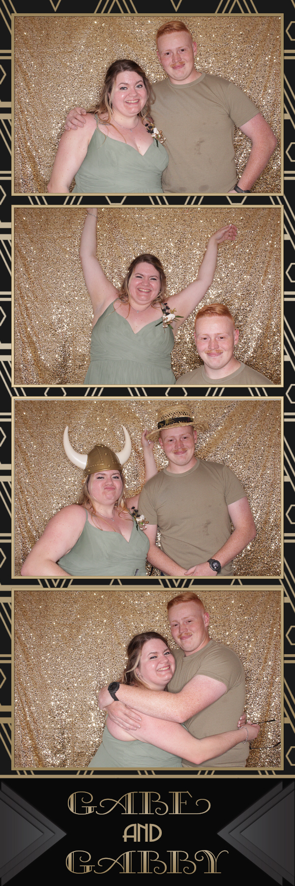 Gabe and Gabby's Wedding | View more photos from the event at gallery.photoboothbillings.com/u/PhotoBoothBillings/Gabe-and-Gabbys-Wedding