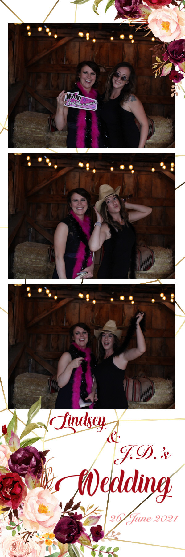 Lindsey and JD's Wedding | View more photos from the event at gallery.photoboothbillings.com/u/PhotoBoothBillings/Lindsey-and-JDs-Wedding