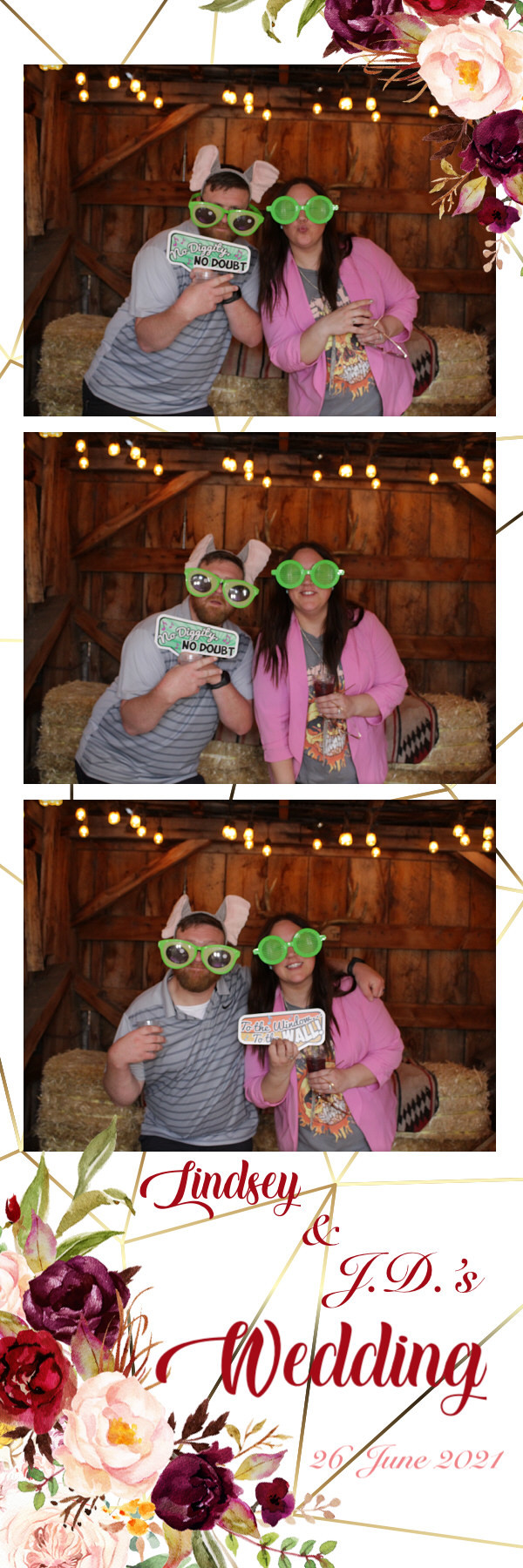 Lindsey and JD's Wedding | View more photos from the event at gallery.photoboothbillings.com/u/PhotoBoothBillings/Lindsey-and-JDs-Wedding