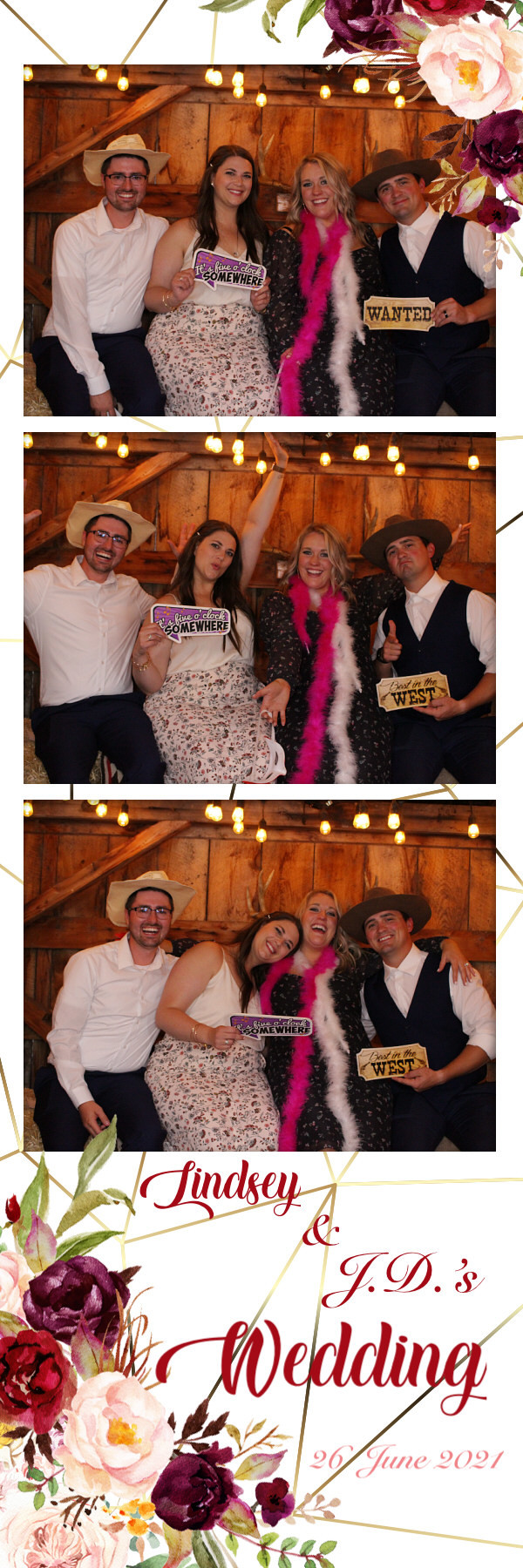 Lindsey and JD's Wedding | View more photos from the event at gallery.photoboothbillings.com/u/PhotoBoothBillings/Lindsey-and-JDs-Wedding
