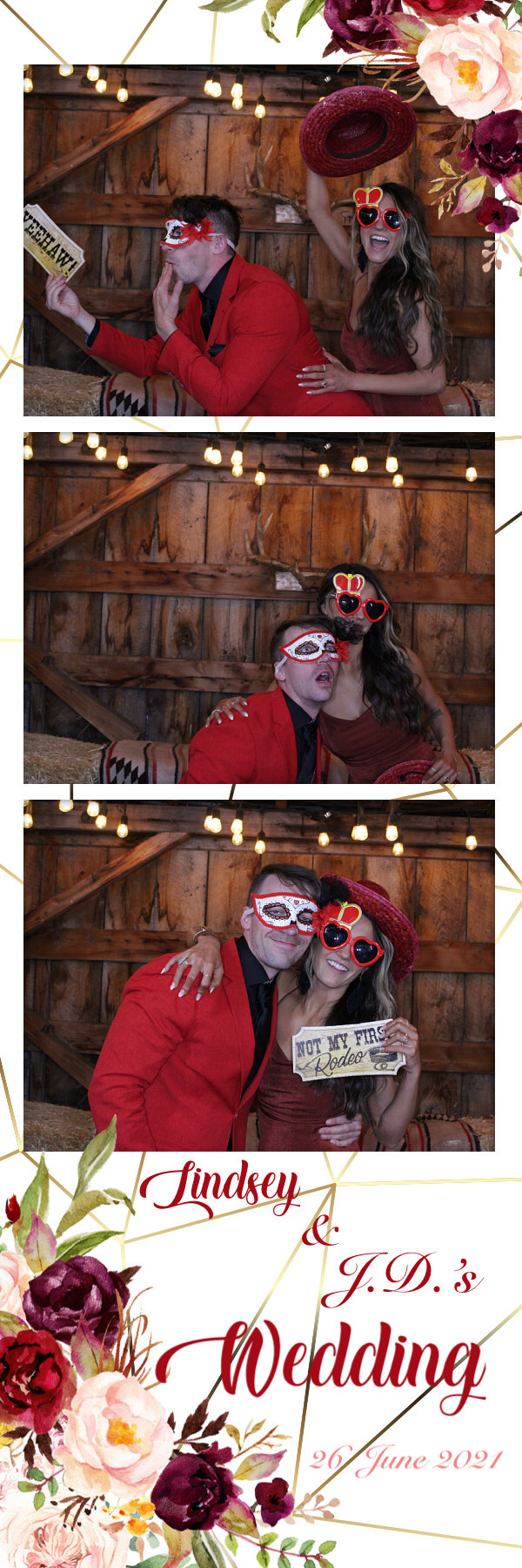 Lindsey and JD's Wedding | View more photos from the event at gallery.photoboothbillings.com/u/PhotoBoothBillings/Lindsey-and-JDs-Wedding