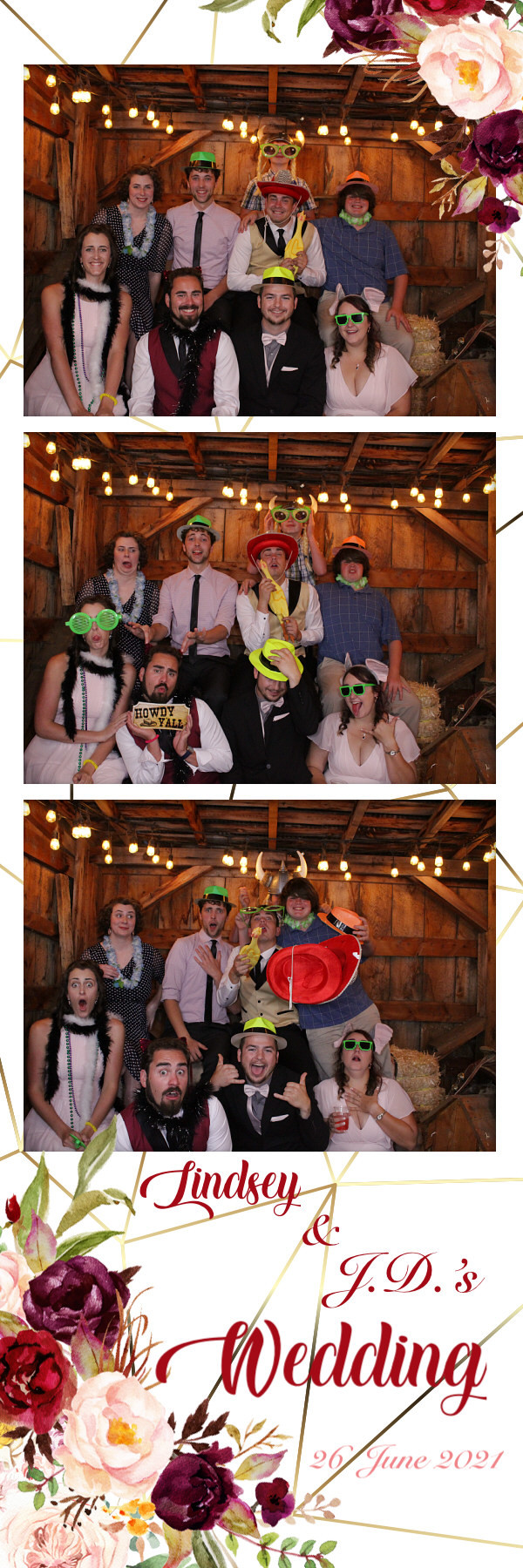 Lindsey and JD's Wedding | View more photos from the event at gallery.photoboothbillings.com/u/PhotoBoothBillings/Lindsey-and-JDs-Wedding