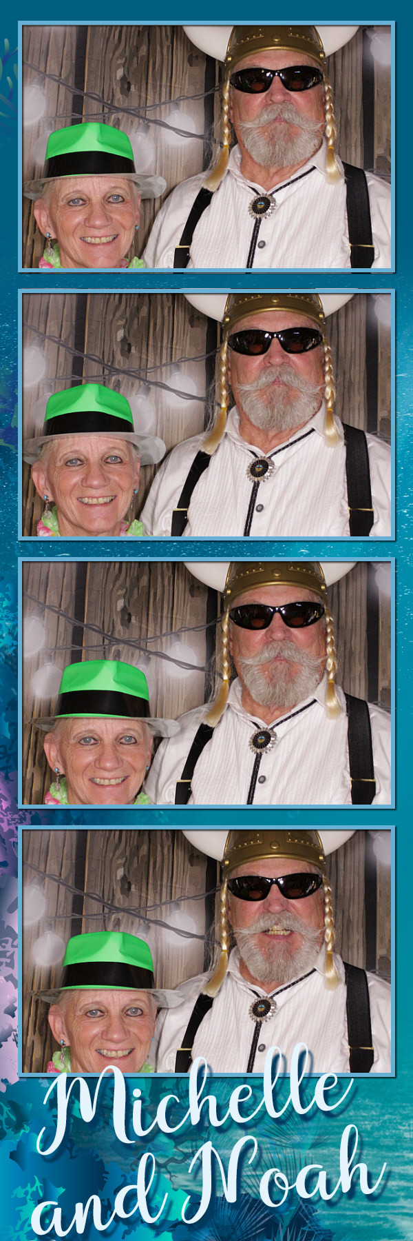 Michelle and Noah's Wedding | View more photos from the event at gallery.photoboothbillings.com/u/PhotoBoothBillings/Michelle-and-Noahs-Wedding