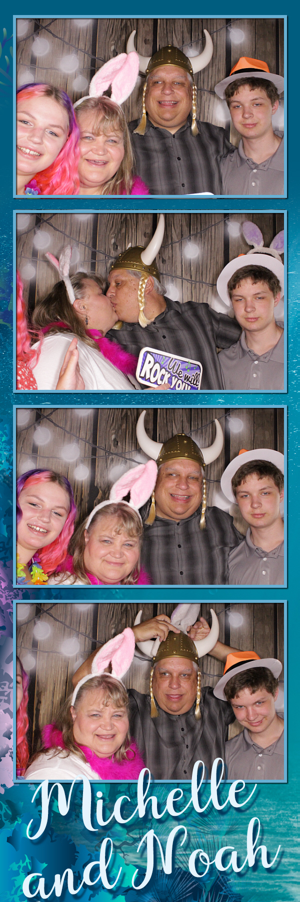Michelle and Noah's Wedding | View more photos from the event at gallery.photoboothbillings.com/u/PhotoBoothBillings/Michelle-and-Noahs-Wedding