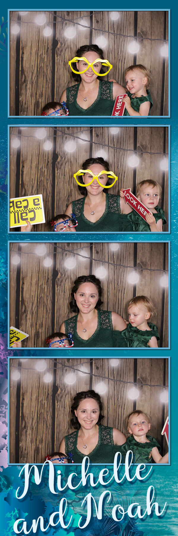 Michelle and Noah's Wedding | View more photos from the event at gallery.photoboothbillings.com/u/PhotoBoothBillings/Michelle-and-Noahs-Wedding