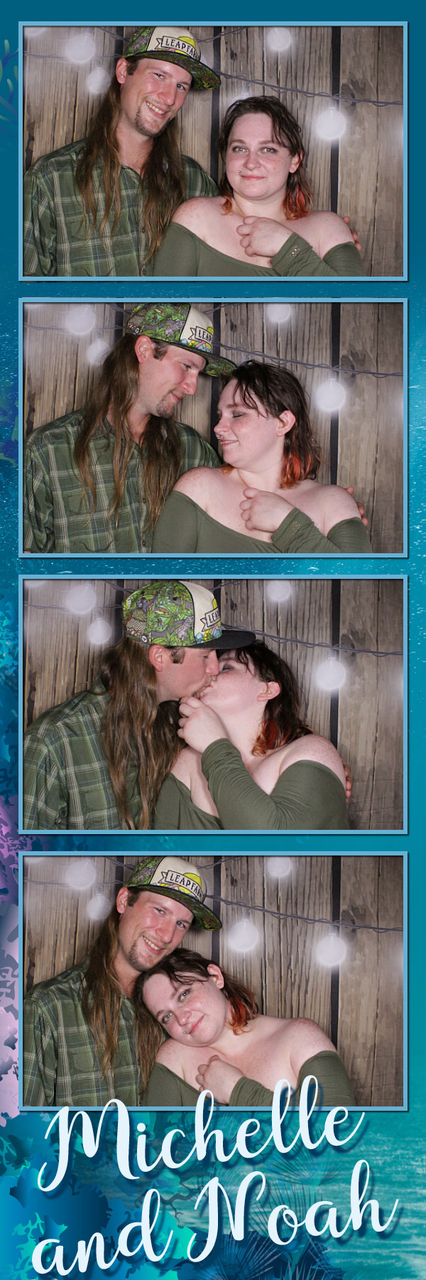 Michelle and Noah's Wedding | View more photos from the event at gallery.photoboothbillings.com/u/PhotoBoothBillings/Michelle-and-Noahs-Wedding
