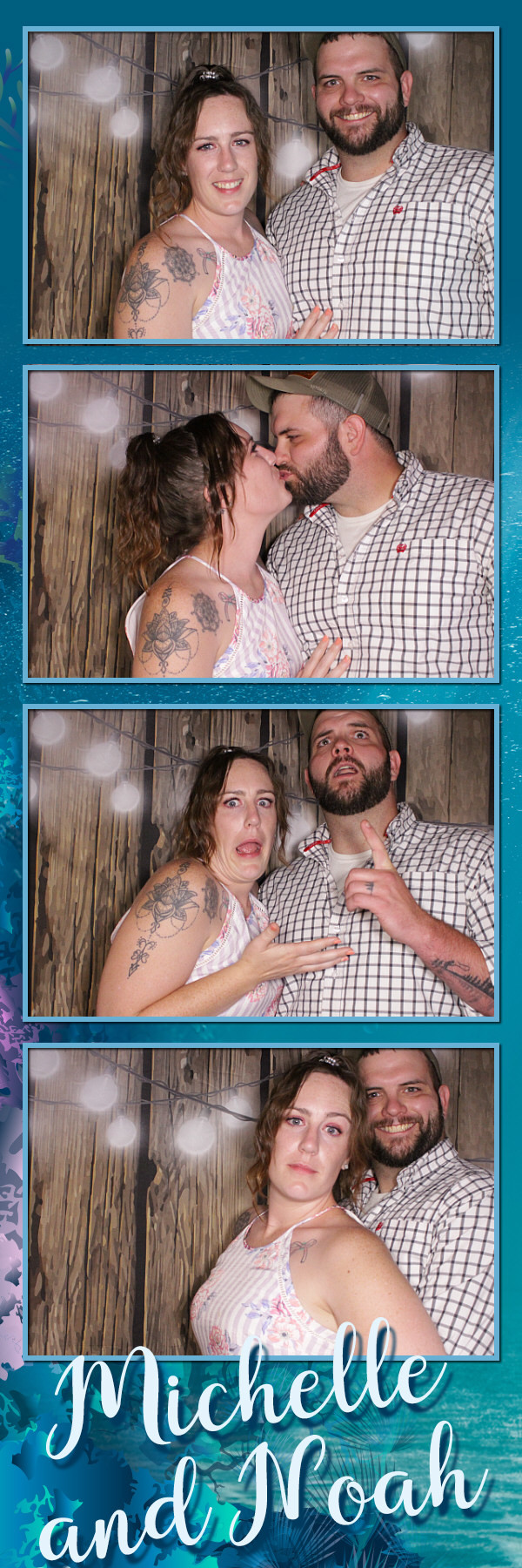 Michelle and Noah's Wedding | View more photos from the event at gallery.photoboothbillings.com/u/PhotoBoothBillings/Michelle-and-Noahs-Wedding