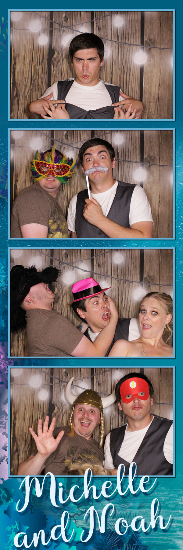 Michelle and Noah's Wedding | View more photos from the event at gallery.photoboothbillings.com/u/PhotoBoothBillings/Michelle-and-Noahs-Wedding