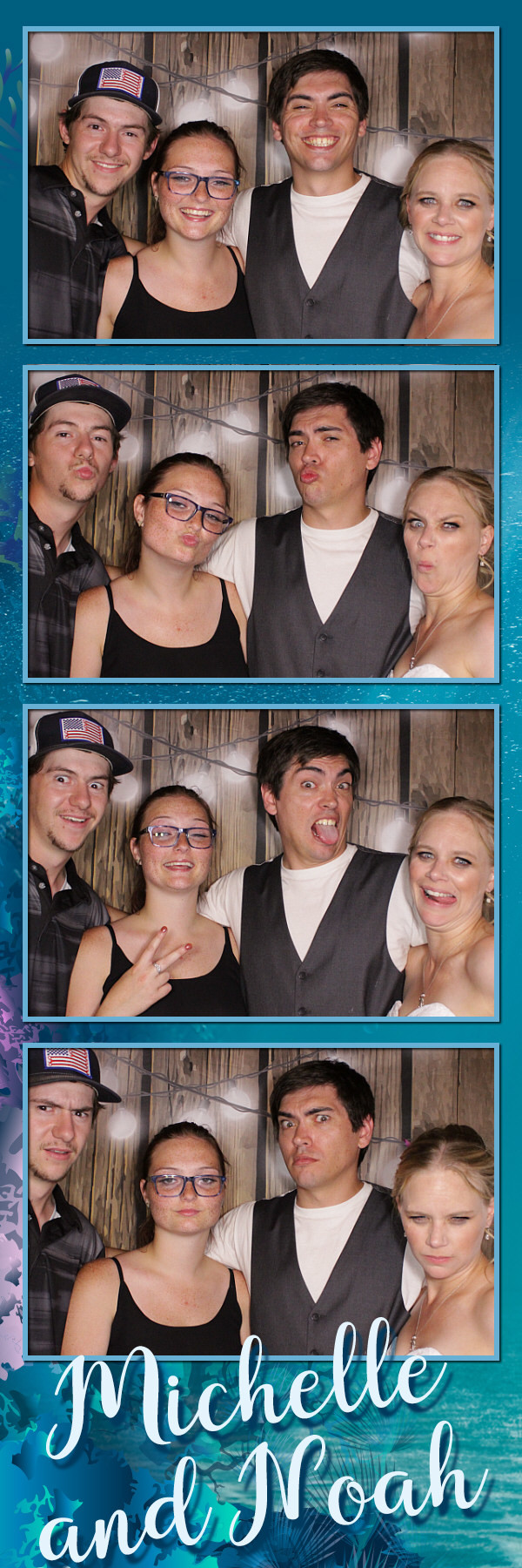 Michelle and Noah's Wedding | View more photos from the event at gallery.photoboothbillings.com/u/PhotoBoothBillings/Michelle-and-Noahs-Wedding