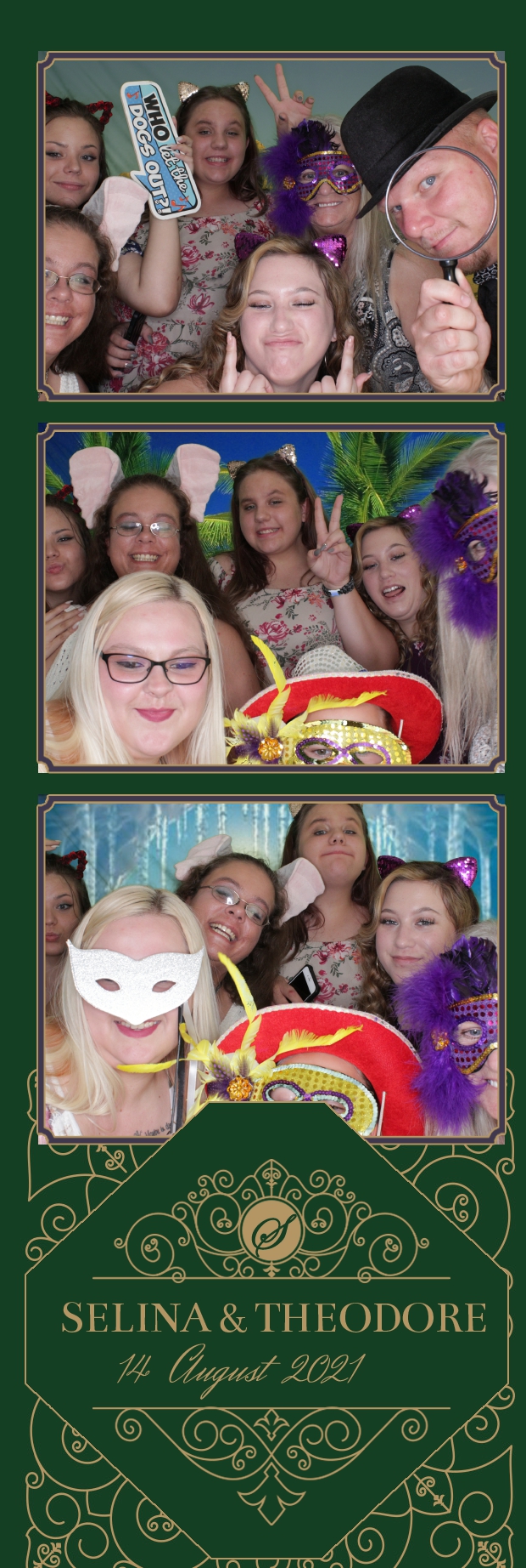 Selina and Theodore's Wedding | View more photos from the event at gallery.photoboothbillings.com/u/PhotoBoothBillings/Selina-and-Theodores-Wedding