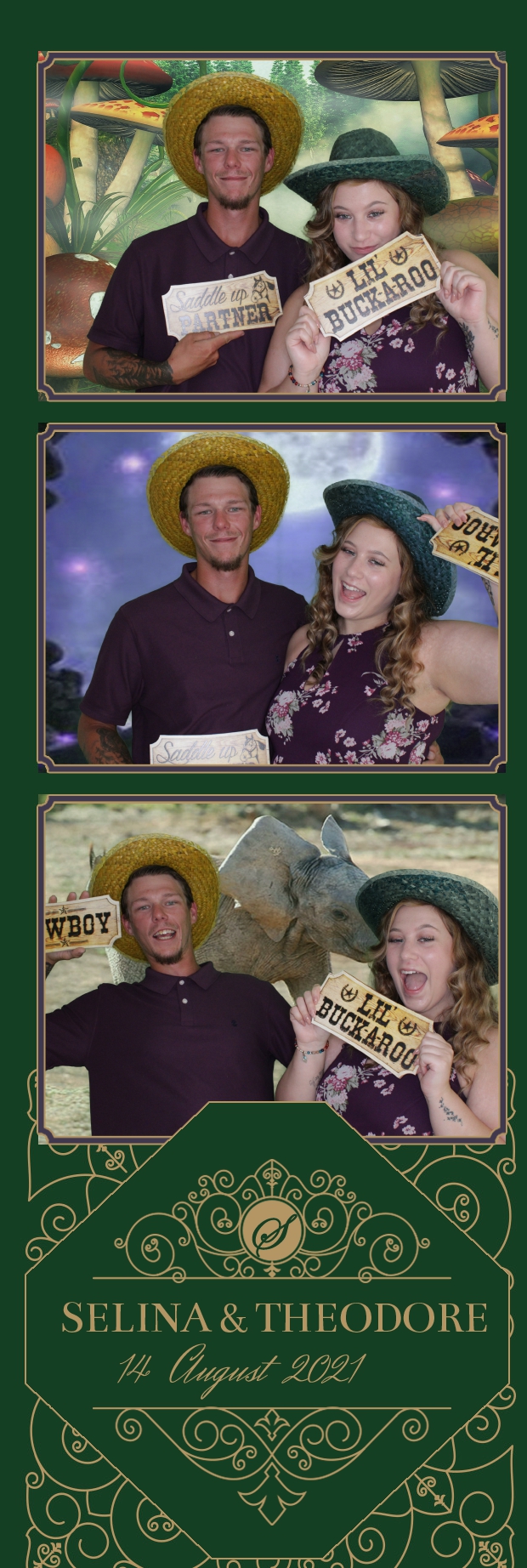 Selina and Theodore's Wedding | View more photos from the event at gallery.photoboothbillings.com/u/PhotoBoothBillings/Selina-and-Theodores-Wedding