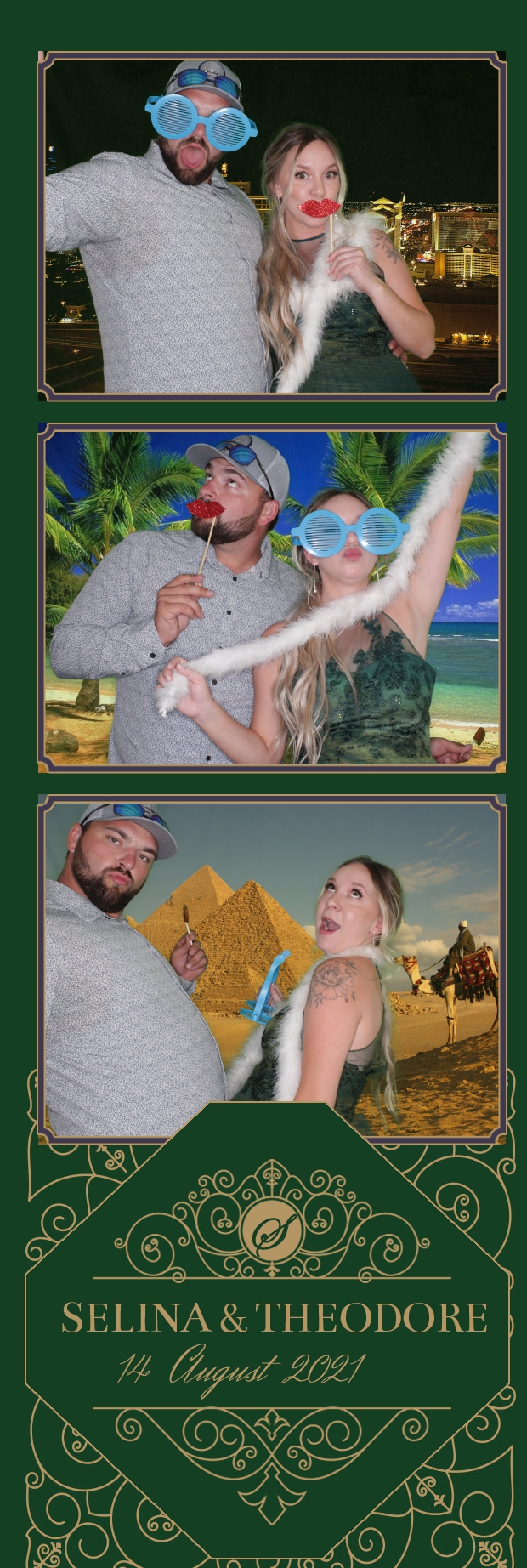 Selina and Theodore's Wedding | View more photos from the event at gallery.photoboothbillings.com/u/PhotoBoothBillings/Selina-and-Theodores-Wedding