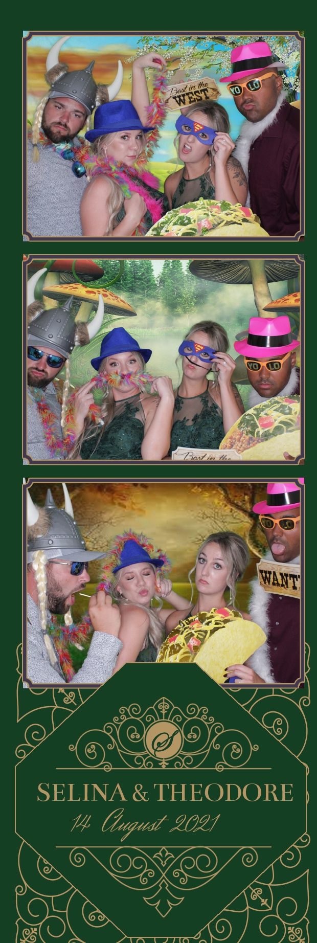 Selina and Theodore's Wedding | View more photos from the event at gallery.photoboothbillings.com/u/PhotoBoothBillings/Selina-and-Theodores-Wedding