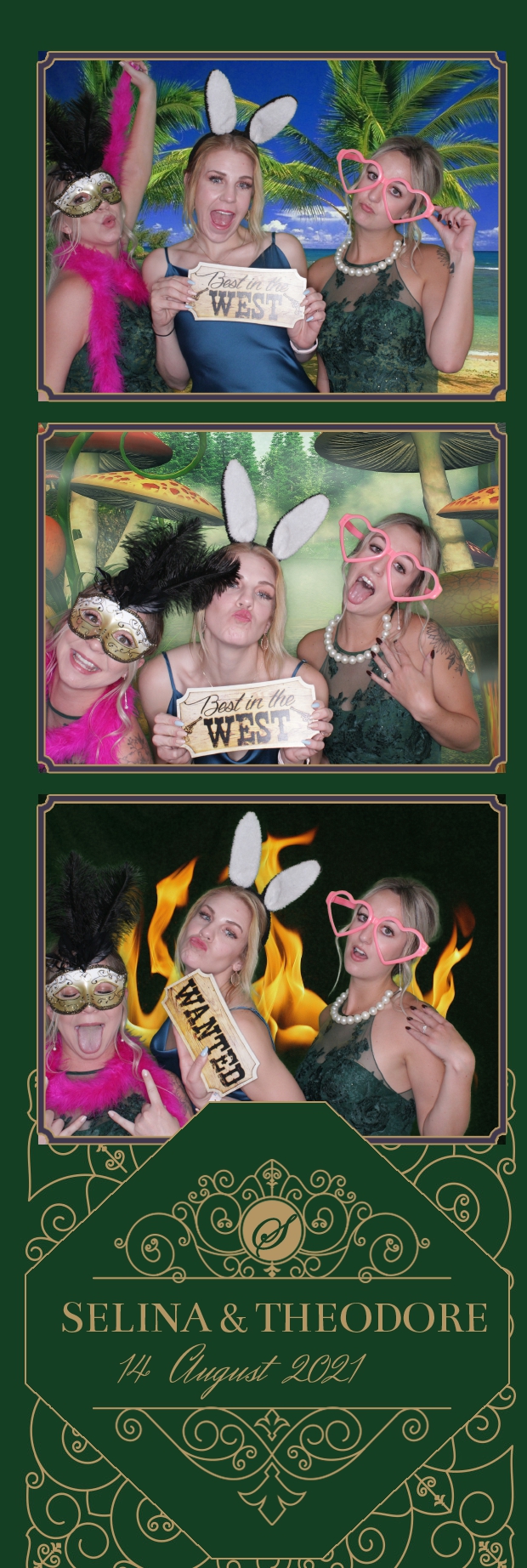 Selina and Theodore's Wedding | View more photos from the event at gallery.photoboothbillings.com/u/PhotoBoothBillings/Selina-and-Theodores-Wedding