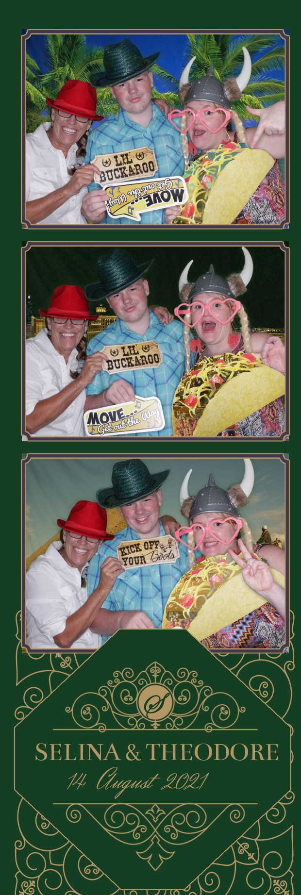 Selina and Theodore's Wedding | View more photos from the event at gallery.photoboothbillings.com/u/PhotoBoothBillings/Selina-and-Theodores-Wedding