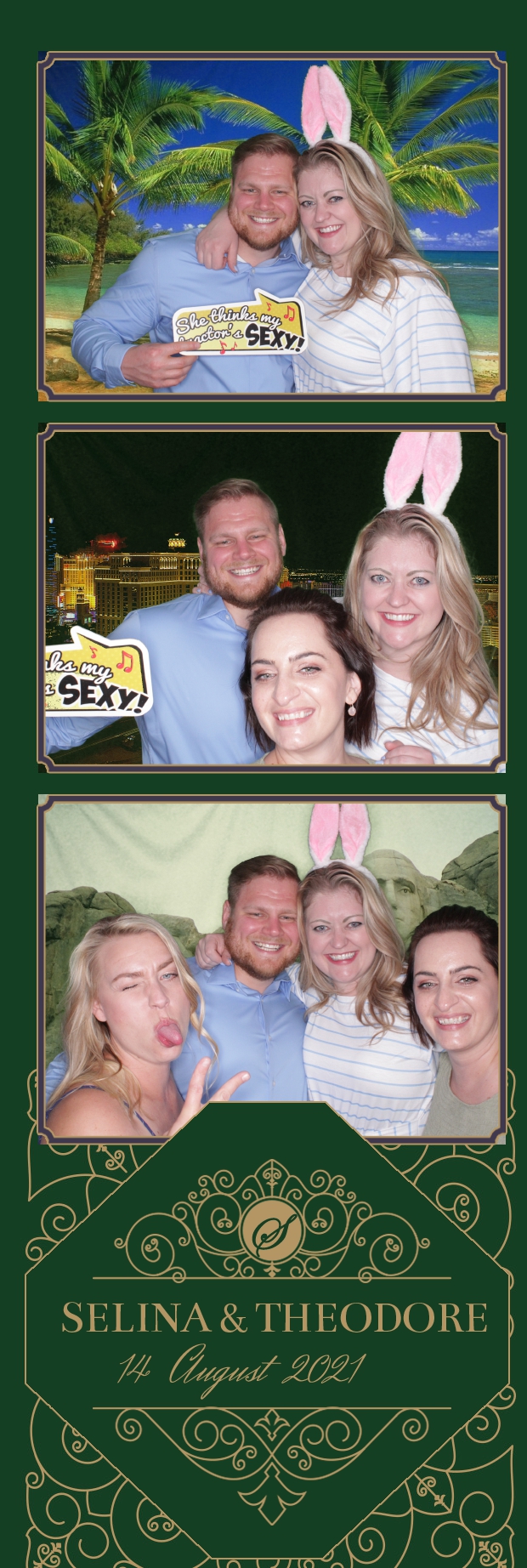Selina and Theodore's Wedding | View more photos from the event at gallery.photoboothbillings.com/u/PhotoBoothBillings/Selina-and-Theodores-Wedding