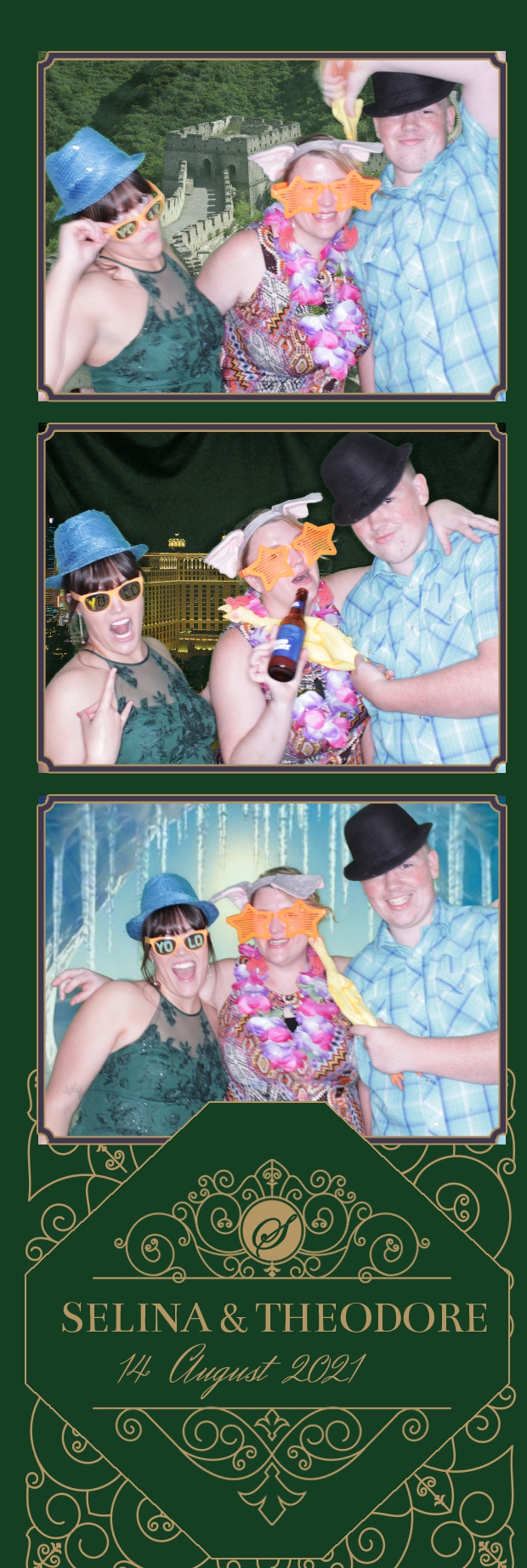 Selina and Theodore's Wedding | View more photos from the event at gallery.photoboothbillings.com/u/PhotoBoothBillings/Selina-and-Theodores-Wedding