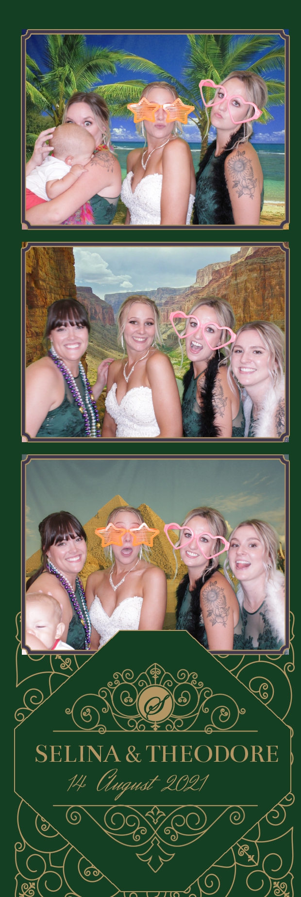 Selina and Theodore's Wedding | View more photos from the event at gallery.photoboothbillings.com/u/PhotoBoothBillings/Selina-and-Theodores-Wedding