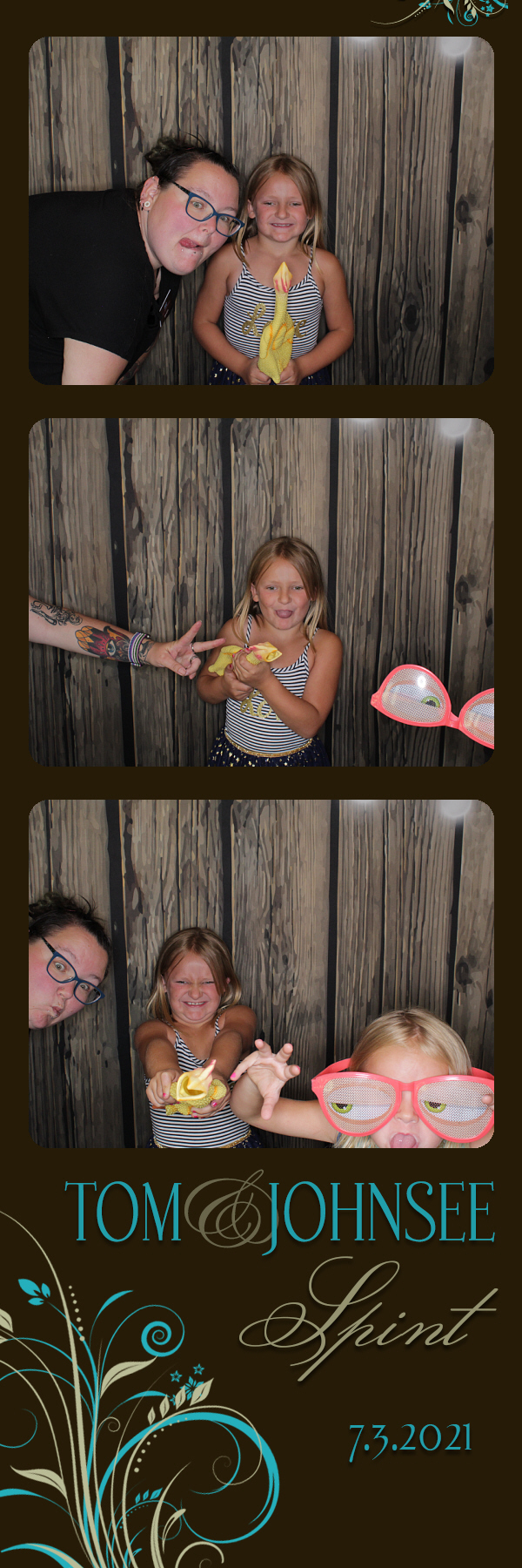 Tom and Johnsee's Wedding | View more photos from the event at gallery.photoboothbillings.com/u/PhotoBoothBillings/Tom-and-Johnsees-Wedding