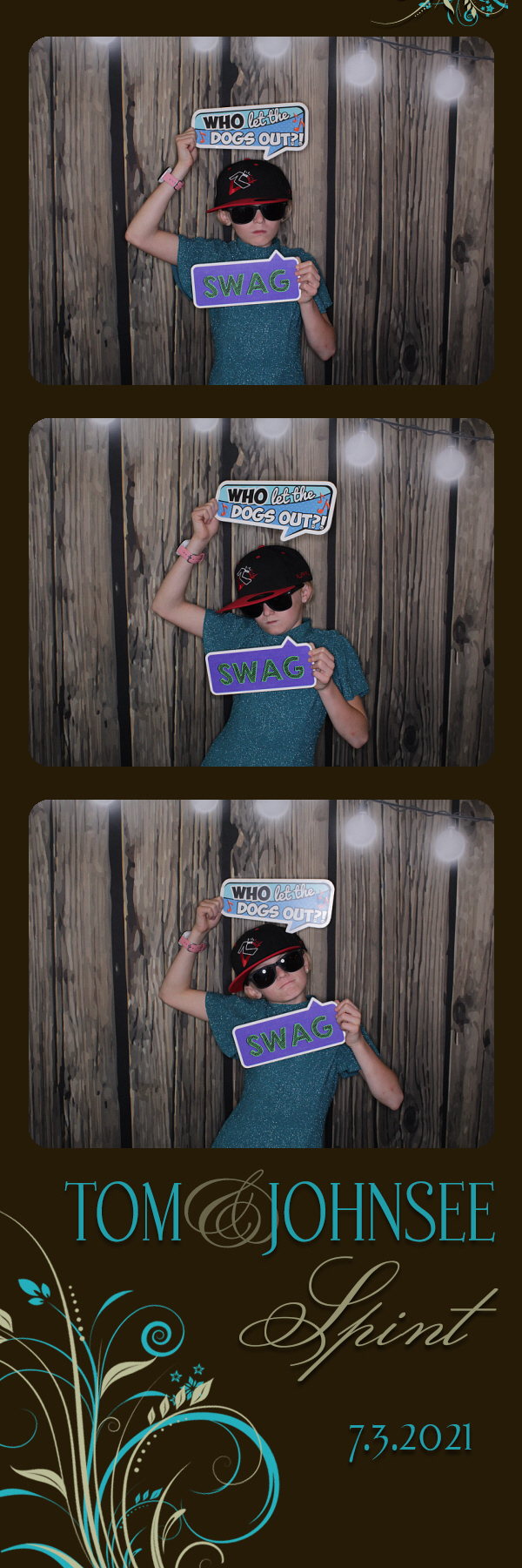 Tom and Johnsee's Wedding | View more photos from the event at gallery.photoboothbillings.com/u/PhotoBoothBillings/Tom-and-Johnsees-Wedding