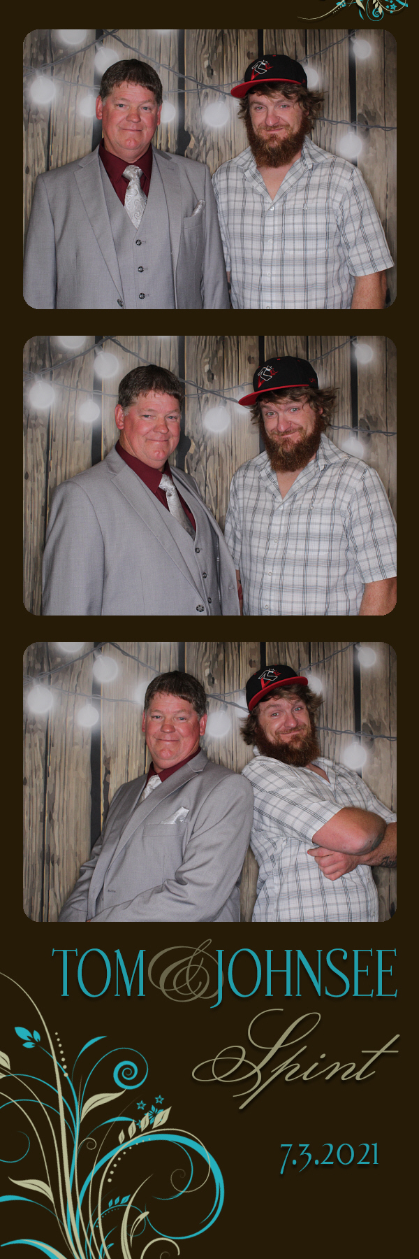 Tom and Johnsee's Wedding | View more photos from the event at gallery.photoboothbillings.com/u/PhotoBoothBillings/Tom-and-Johnsees-Wedding