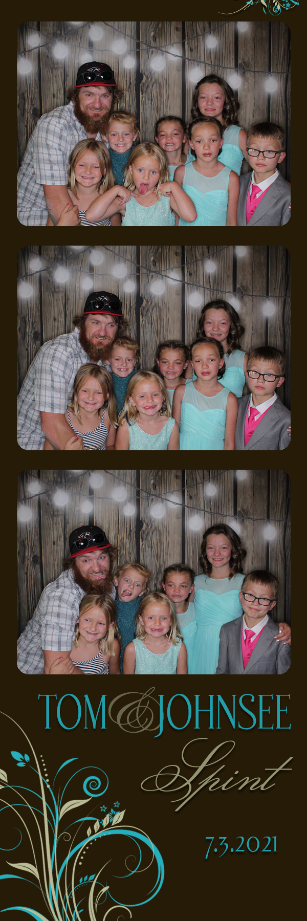 Tom and Johnsee's Wedding | View more photos from the event at gallery.photoboothbillings.com/u/PhotoBoothBillings/Tom-and-Johnsees-Wedding