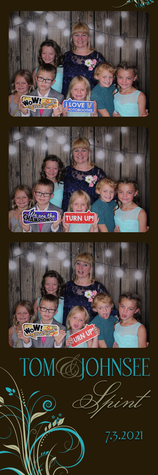 Tom and Johnsee's Wedding | View more photos from the event at gallery.photoboothbillings.com/u/PhotoBoothBillings/Tom-and-Johnsees-Wedding