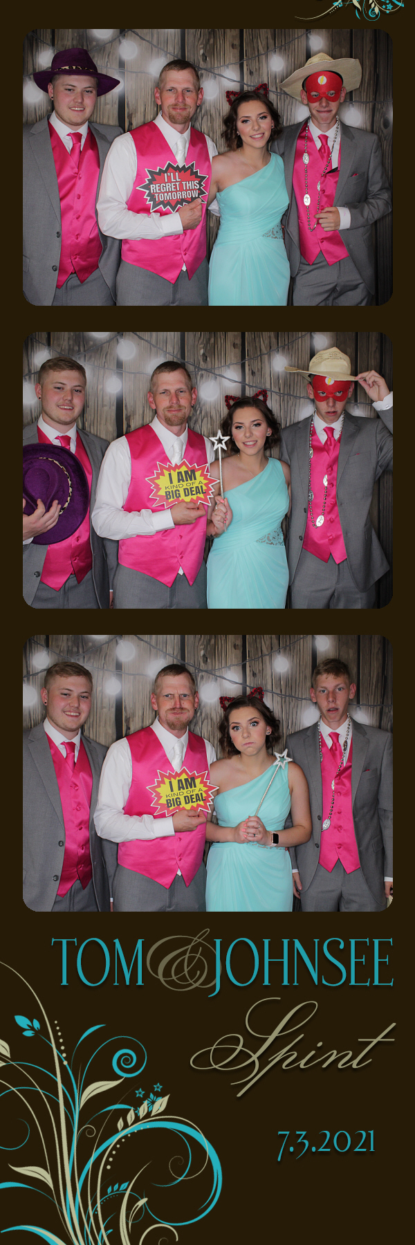 Tom and Johnsee's Wedding | View more photos from the event at gallery.photoboothbillings.com/u/PhotoBoothBillings/Tom-and-Johnsees-Wedding