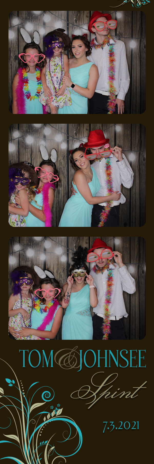 Tom and Johnsee's Wedding | View more photos from the event at gallery.photoboothbillings.com/u/PhotoBoothBillings/Tom-and-Johnsees-Wedding