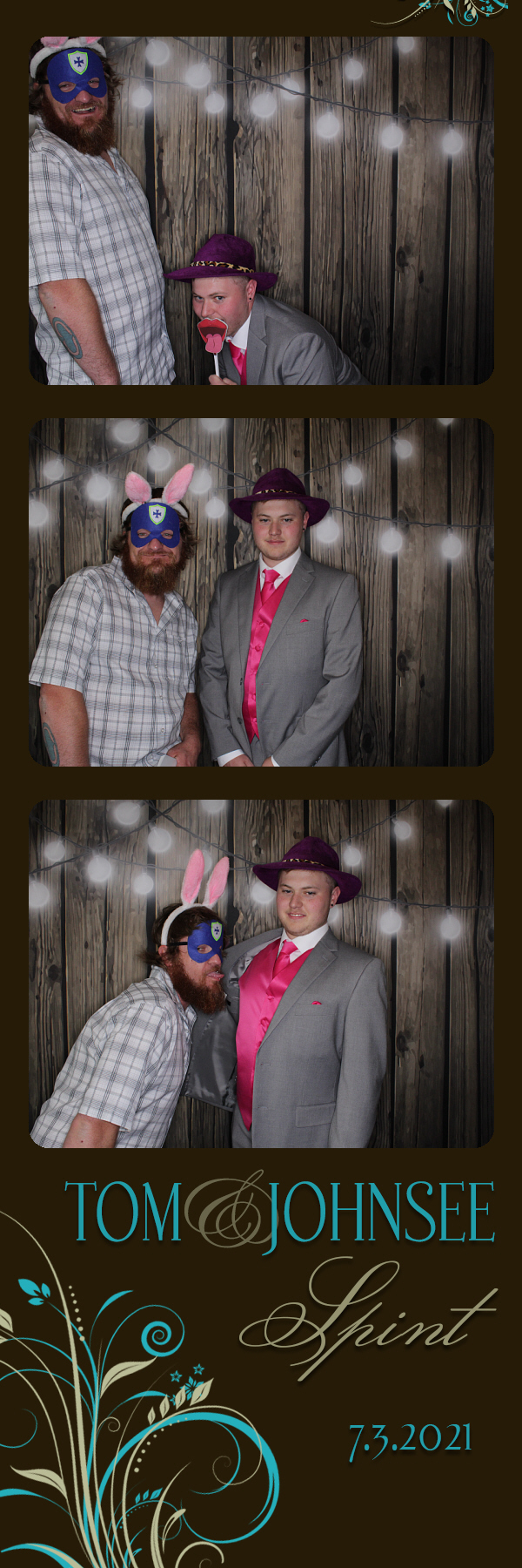 Tom and Johnsee's Wedding | View more photos from the event at gallery.photoboothbillings.com/u/PhotoBoothBillings/Tom-and-Johnsees-Wedding