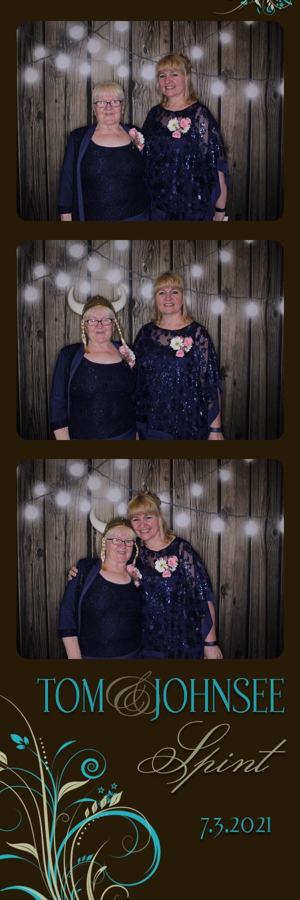 Tom and Johnsee's Wedding | View more photos from the event at gallery.photoboothbillings.com/u/PhotoBoothBillings/Tom-and-Johnsees-Wedding