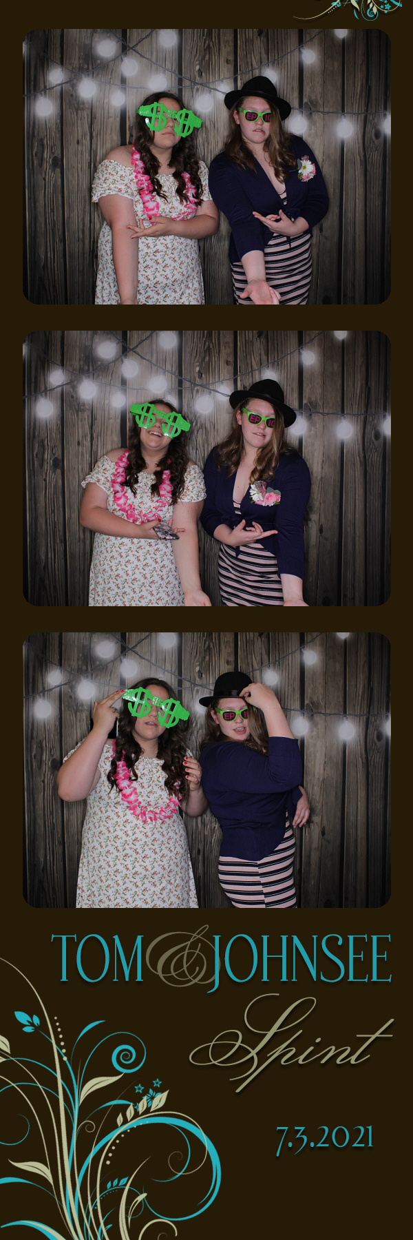 Tom and Johnsee's Wedding | View more photos from the event at gallery.photoboothbillings.com/u/PhotoBoothBillings/Tom-and-Johnsees-Wedding