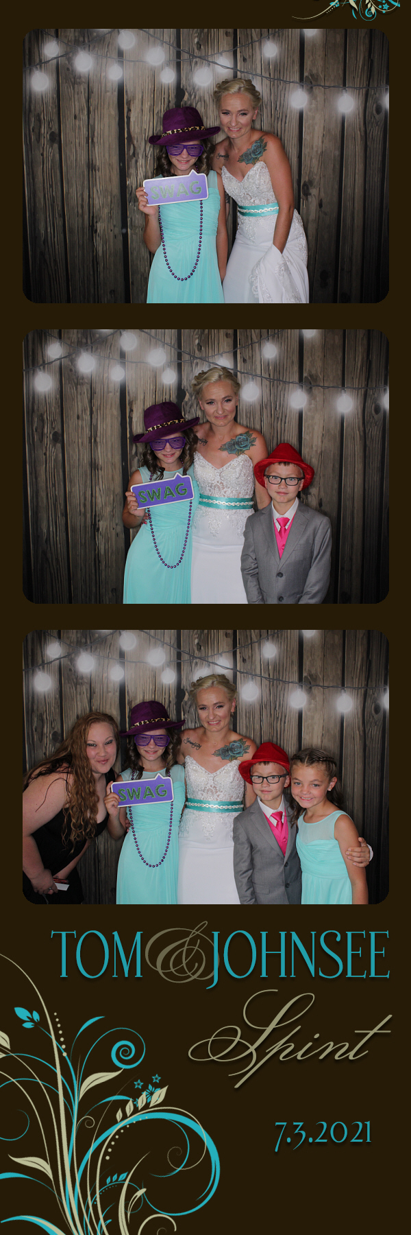 Tom and Johnsee's Wedding | View more photos from the event at gallery.photoboothbillings.com/u/PhotoBoothBillings/Tom-and-Johnsees-Wedding