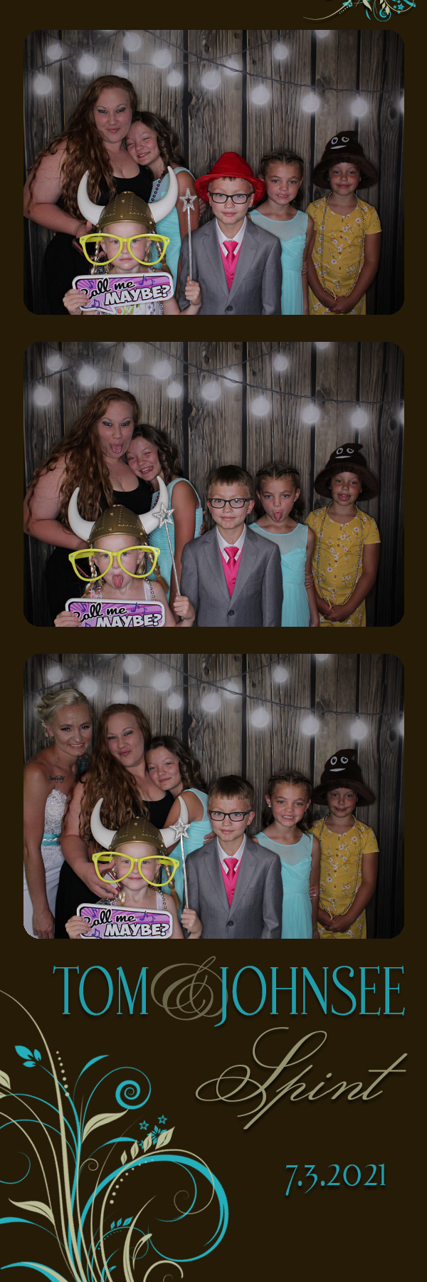 Tom and Johnsee's Wedding | View more photos from the event at gallery.photoboothbillings.com/u/PhotoBoothBillings/Tom-and-Johnsees-Wedding