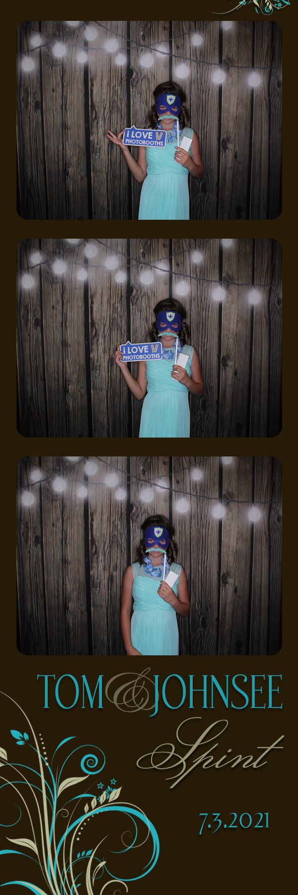 Tom and Johnsee's Wedding | View more photos from the event at gallery.photoboothbillings.com/u/PhotoBoothBillings/Tom-and-Johnsees-Wedding