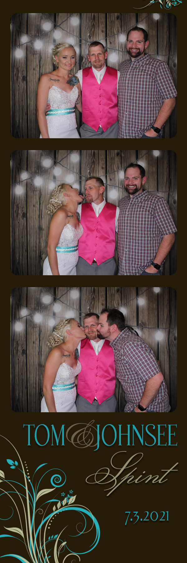 Tom and Johnsee's Wedding | View more photos from the event at gallery.photoboothbillings.com/u/PhotoBoothBillings/Tom-and-Johnsees-Wedding