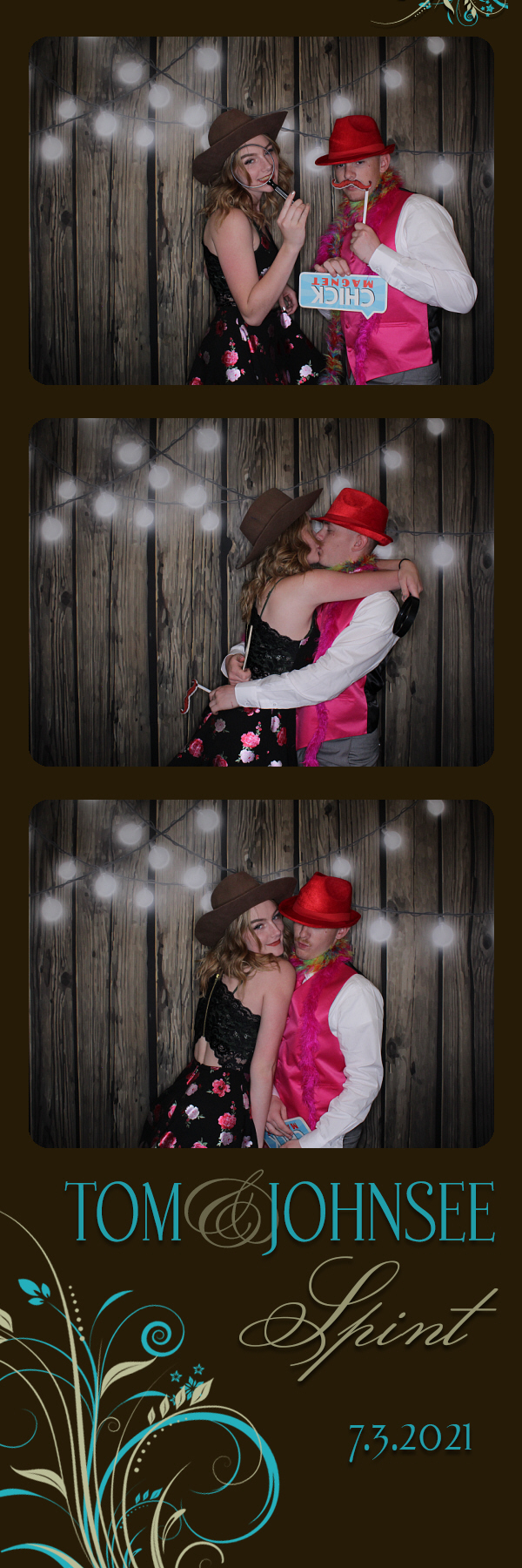 Tom and Johnsee's Wedding | View more photos from the event at gallery.photoboothbillings.com/u/PhotoBoothBillings/Tom-and-Johnsees-Wedding