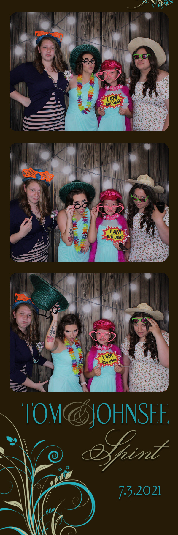 Tom and Johnsee's Wedding | View more photos from the event at gallery.photoboothbillings.com/u/PhotoBoothBillings/Tom-and-Johnsees-Wedding