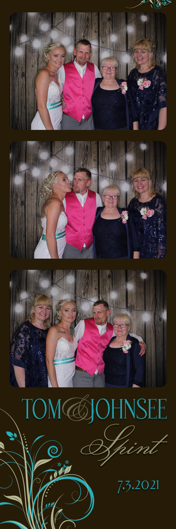 Tom and Johnsee's Wedding | View more photos from the event at gallery.photoboothbillings.com/u/PhotoBoothBillings/Tom-and-Johnsees-Wedding