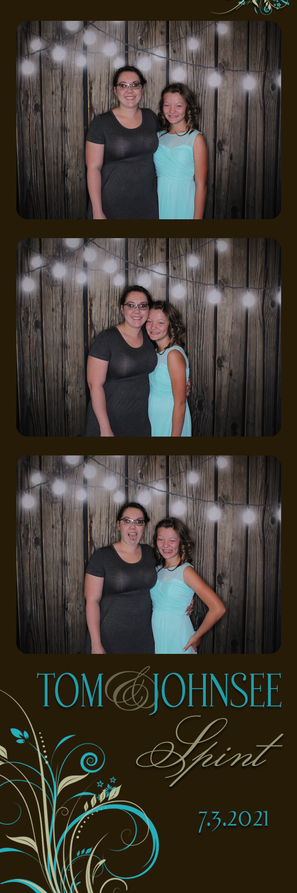 Tom and Johnsee's Wedding | View more photos from the event at gallery.photoboothbillings.com/u/PhotoBoothBillings/Tom-and-Johnsees-Wedding