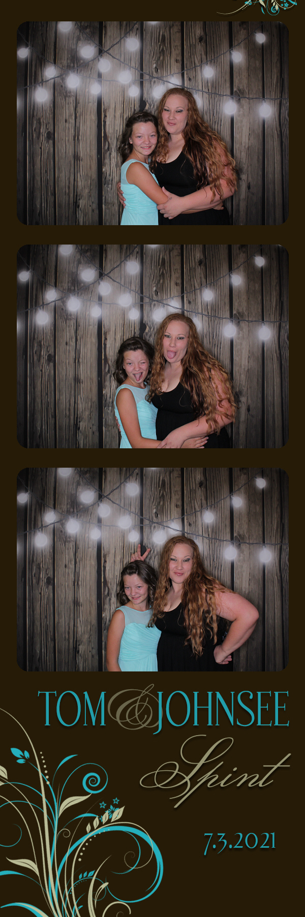 Tom and Johnsee's Wedding | View more photos from the event at gallery.photoboothbillings.com/u/PhotoBoothBillings/Tom-and-Johnsees-Wedding