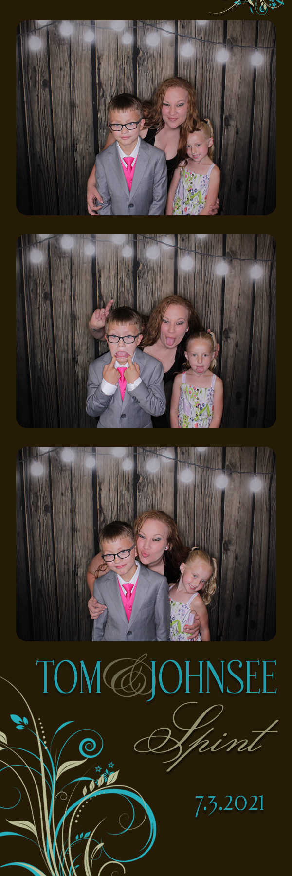 Tom and Johnsee's Wedding | View more photos from the event at gallery.photoboothbillings.com/u/PhotoBoothBillings/Tom-and-Johnsees-Wedding