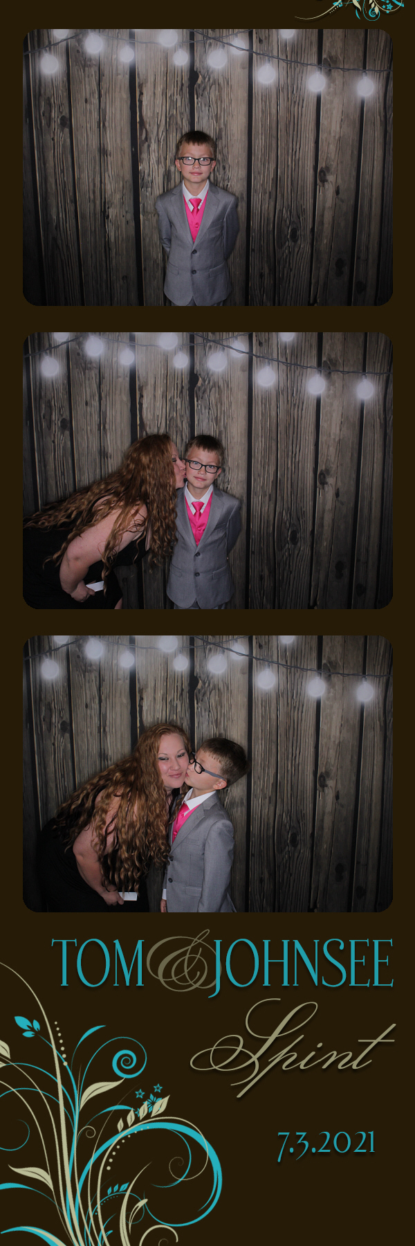 Tom and Johnsee's Wedding | View more photos from the event at gallery.photoboothbillings.com/u/PhotoBoothBillings/Tom-and-Johnsees-Wedding