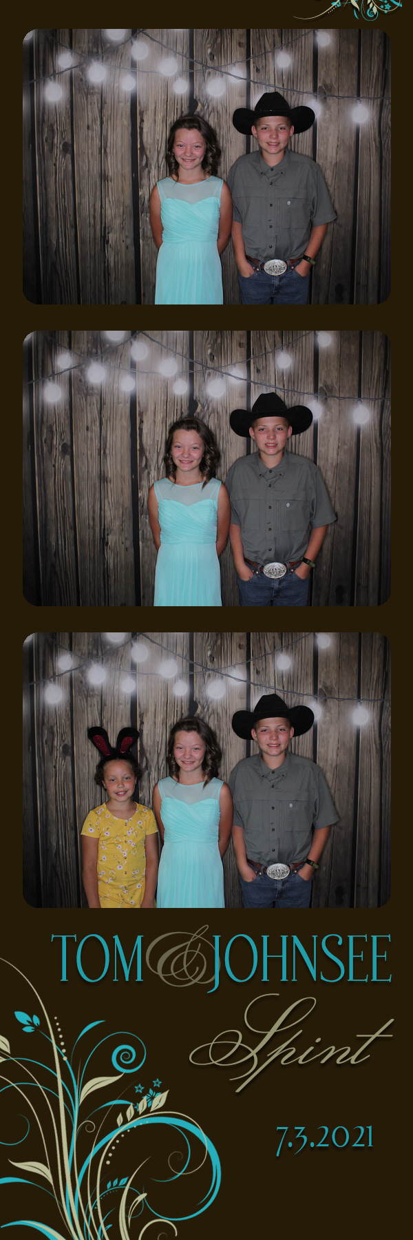 Tom and Johnsee's Wedding | View more photos from the event at gallery.photoboothbillings.com/u/PhotoBoothBillings/Tom-and-Johnsees-Wedding