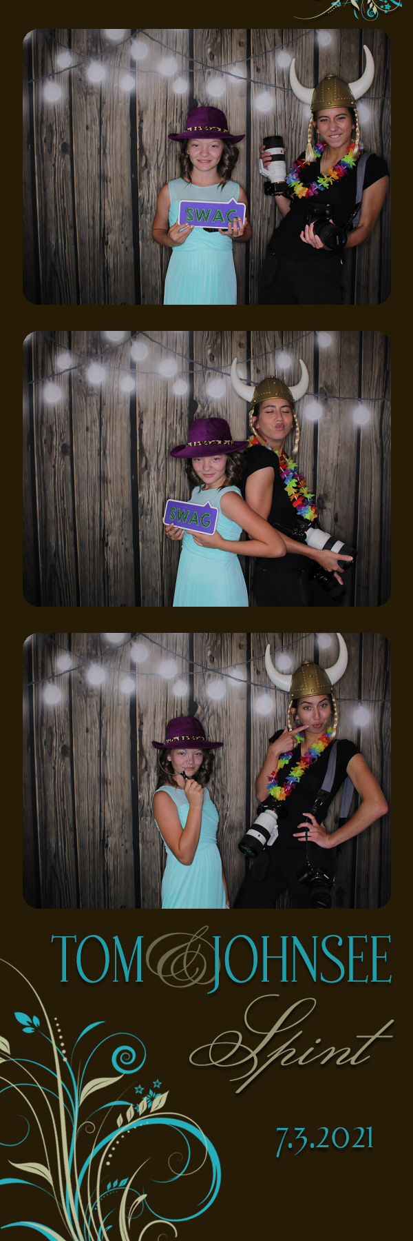 Tom and Johnsee's Wedding | View more photos from the event at gallery.photoboothbillings.com/u/PhotoBoothBillings/Tom-and-Johnsees-Wedding