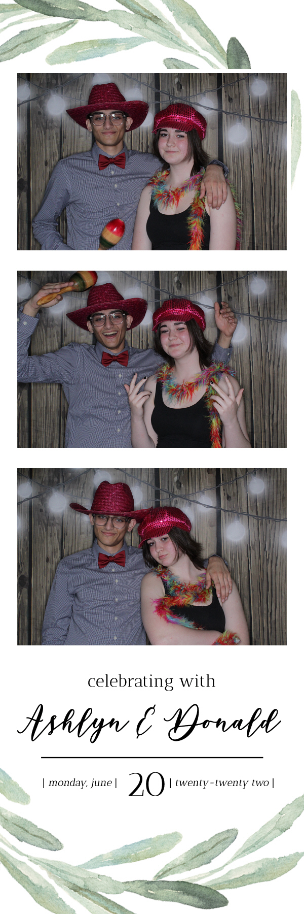 Ashlyn and Donald's Wedding | View more photos from the event at gallery.photoboothbillings.com/u/PhotoBoothBillings/Ashlyn-and-Donalds-Wedding