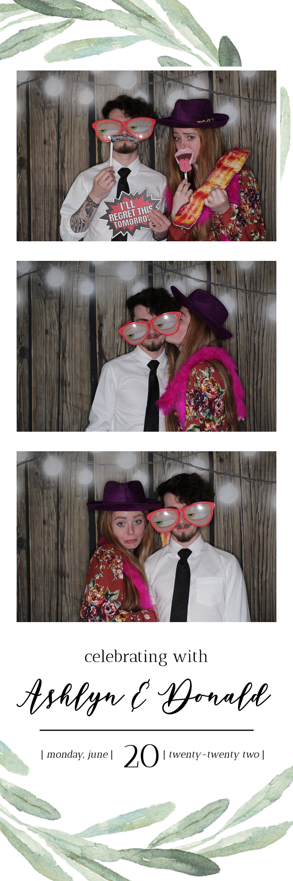 Ashlyn and Donald's Wedding | View more photos from the event at gallery.photoboothbillings.com/u/PhotoBoothBillings/Ashlyn-and-Donalds-Wedding