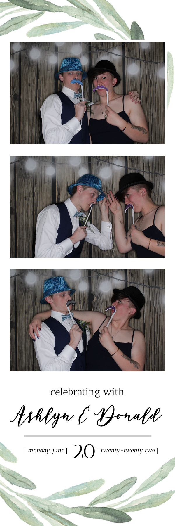 Ashlyn and Donald's Wedding | View more photos from the event at gallery.photoboothbillings.com/u/PhotoBoothBillings/Ashlyn-and-Donalds-Wedding