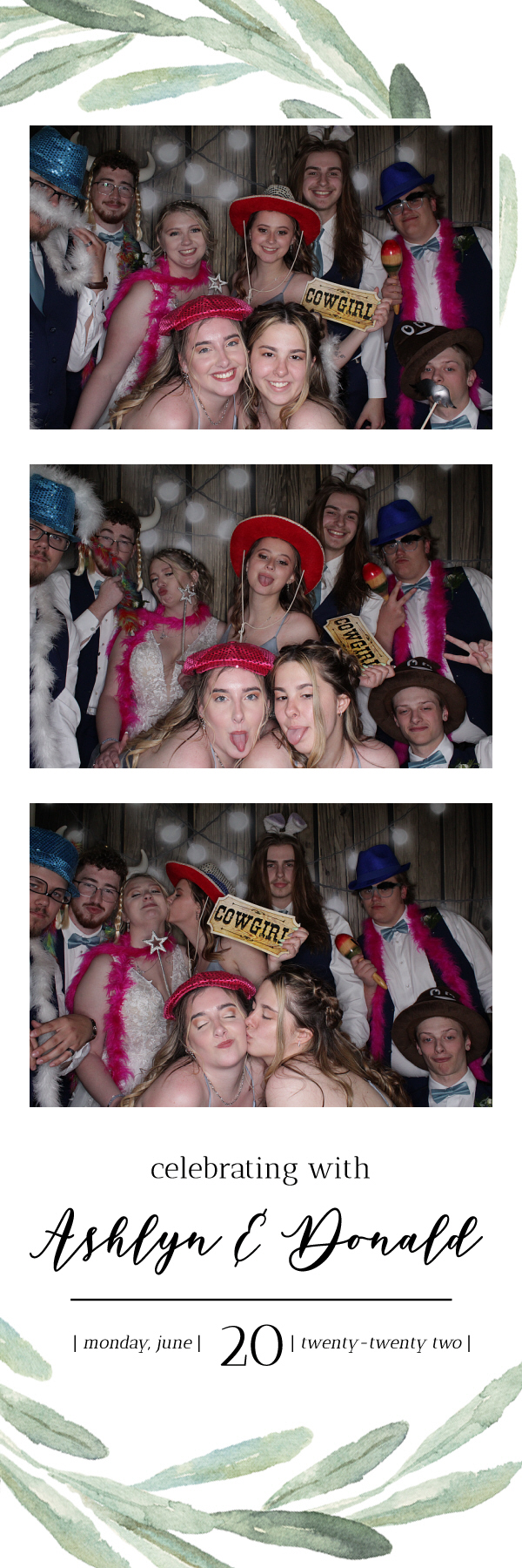 Ashlyn and Donald's Wedding | View more photos from the event at gallery.photoboothbillings.com/u/PhotoBoothBillings/Ashlyn-and-Donalds-Wedding